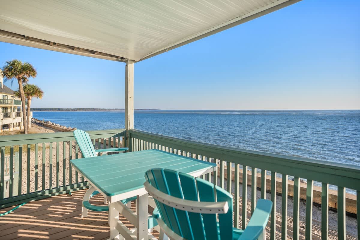 Back Deck with AMAZING view!