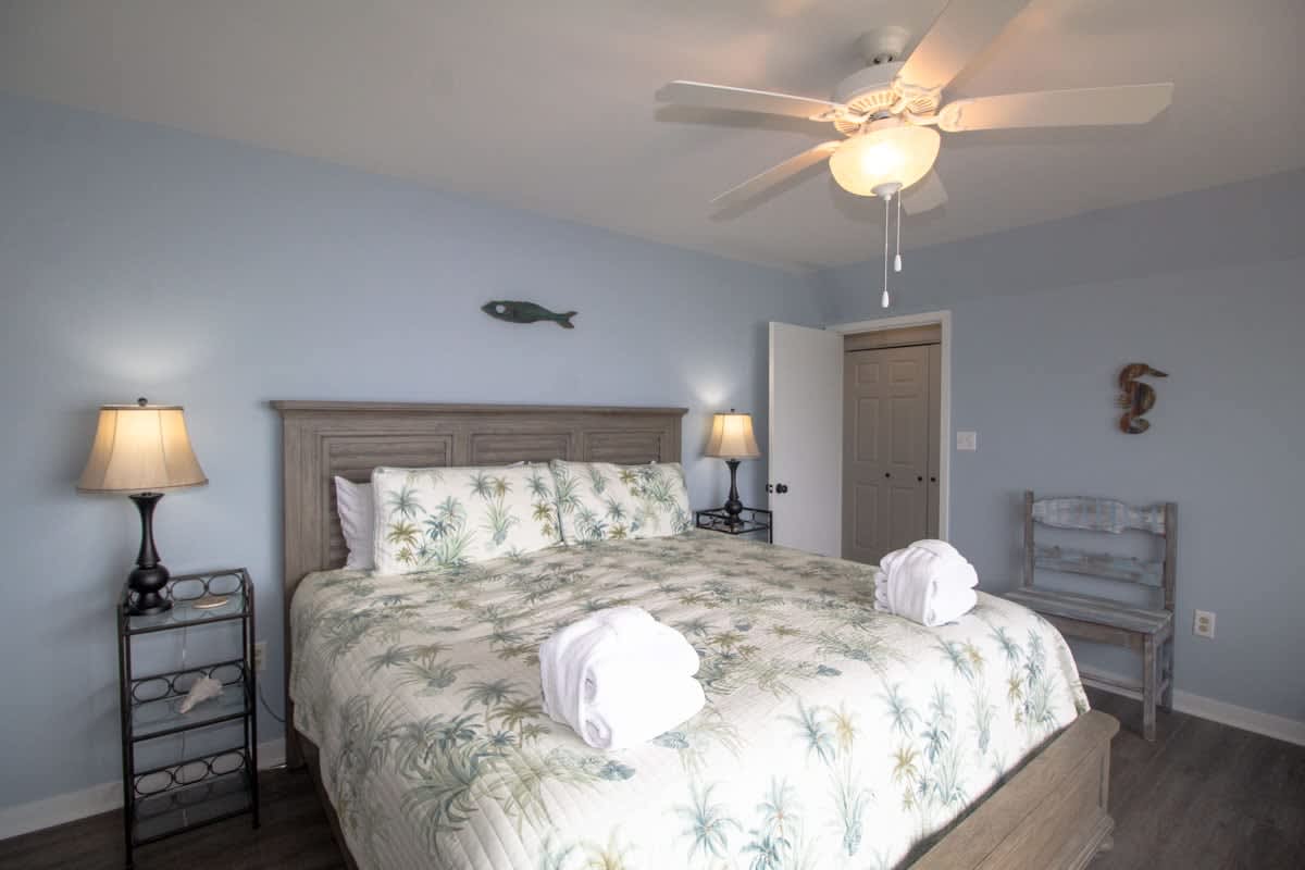 Primary Bedroom with King Bed and Full En Suite Bathroom