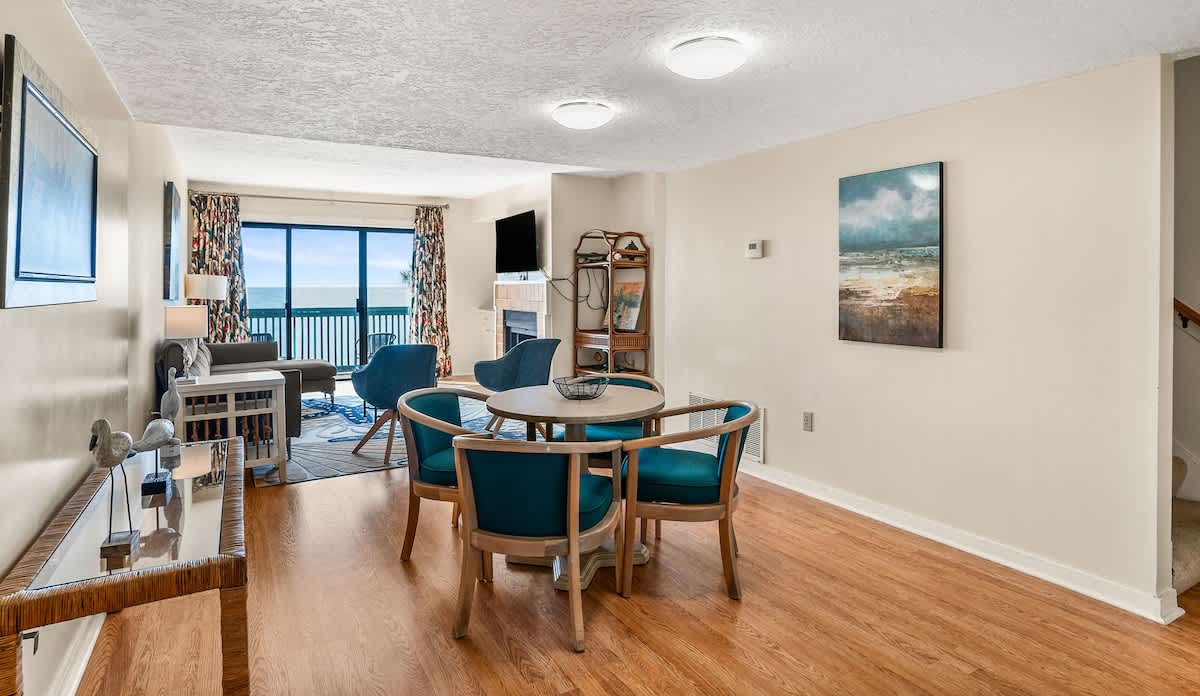 Spacious living room with amazing views