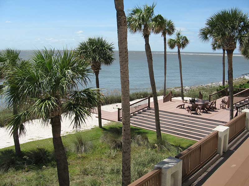 Back deck with spectacular ocean views