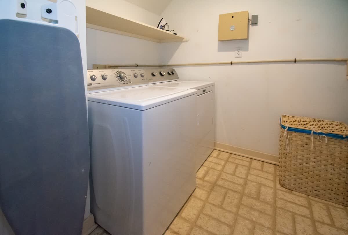 Second floor laundry