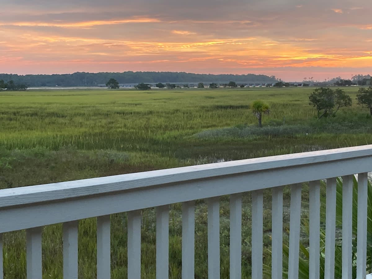Marsh View from Back Deck 