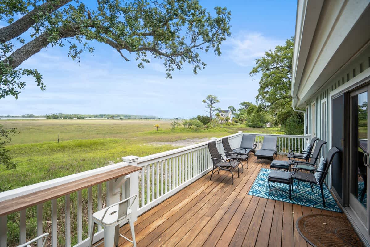 Marsh View from Back Deck 