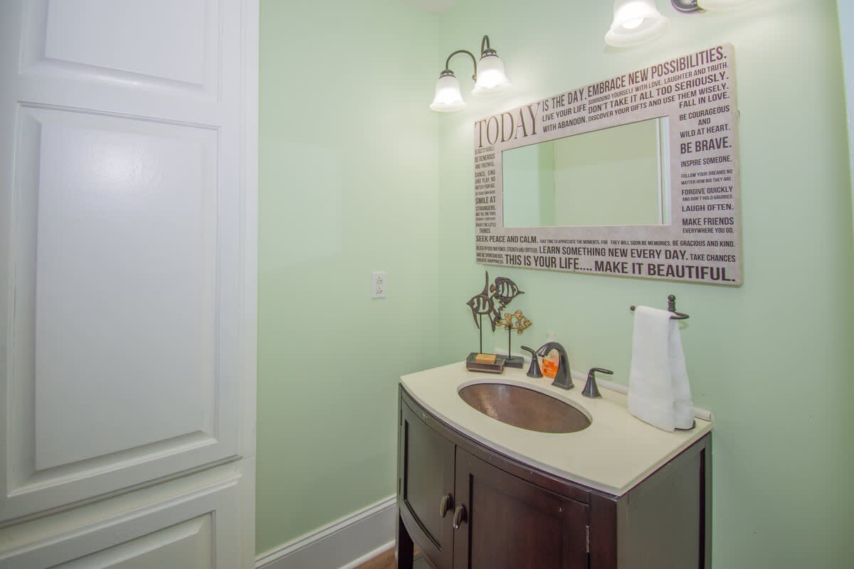 Half Bathroom on Main Floor 