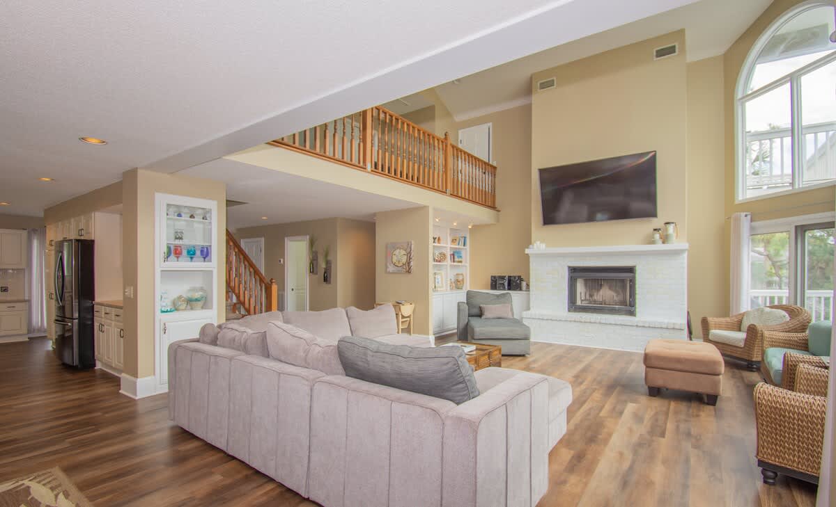 Living Room with Access to Wrap around Porch