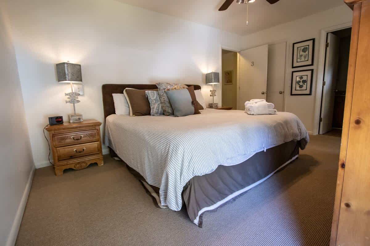 Primary Bedroom 2 with King Bed and Full En Suite Bathroom