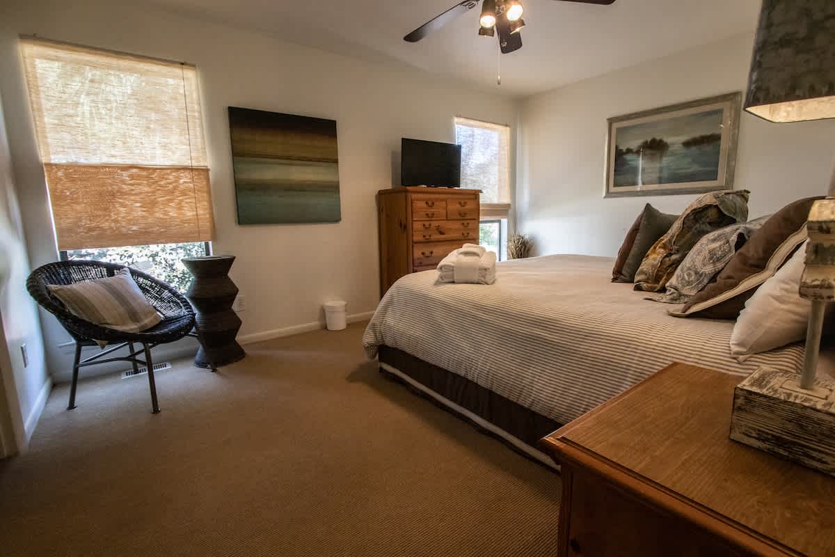 Primary Bedroom 2 with King Bed and Full En Suite Bathroom