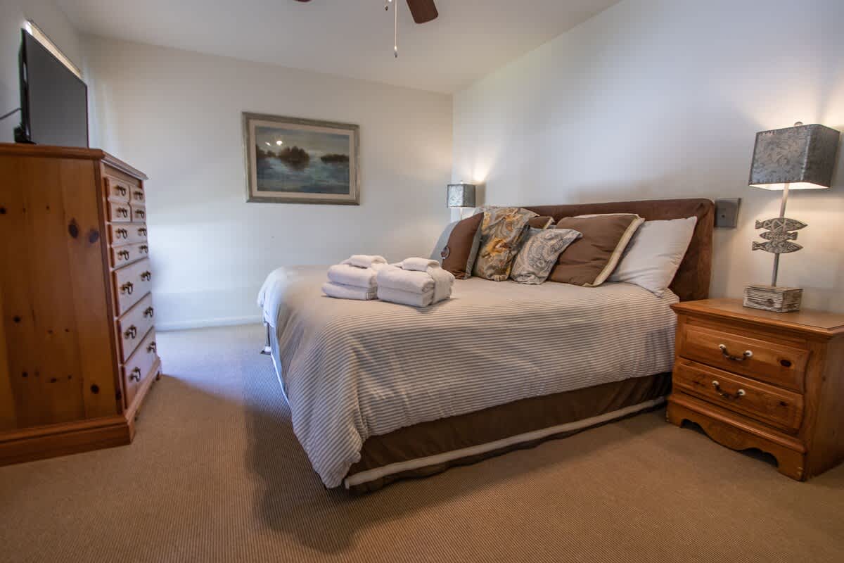 Primary Bedroom 2 with King Bed and Full En Suite Bathroom