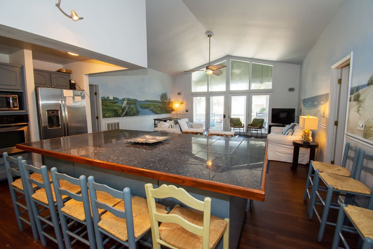 Dining Area, Kitchen and Living Room Open Concept