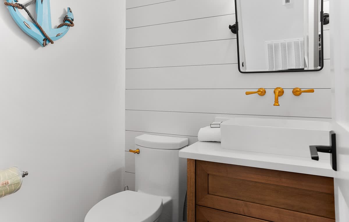 Half Bathroom on First Floor 