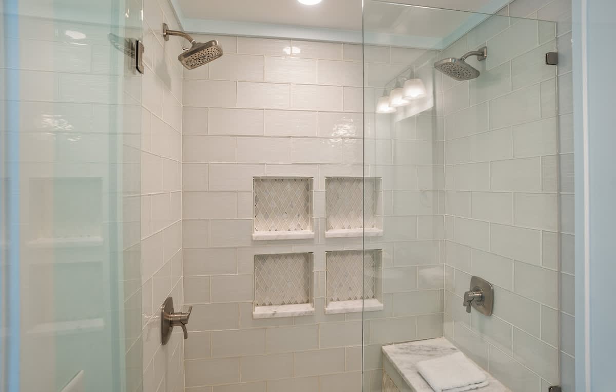 Primary bedroom with en suite bathroom