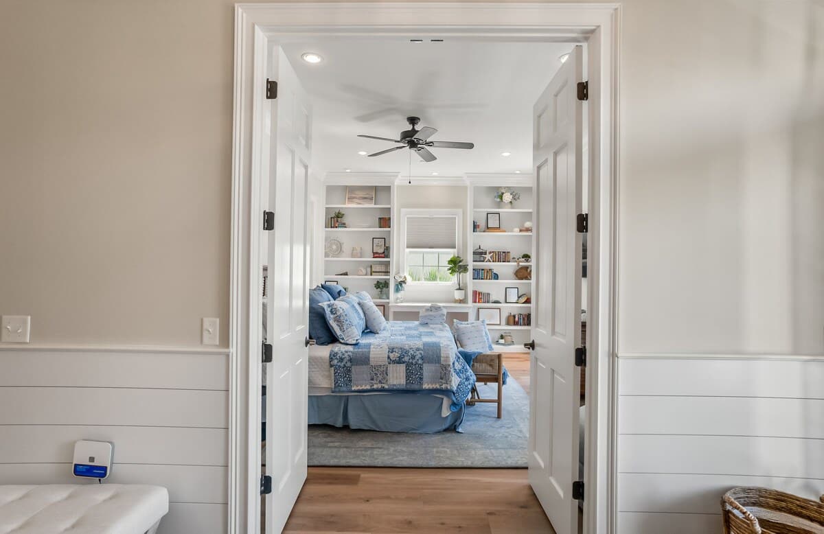 Guest Bedroom with a King Bed on First Floor and En-Suite