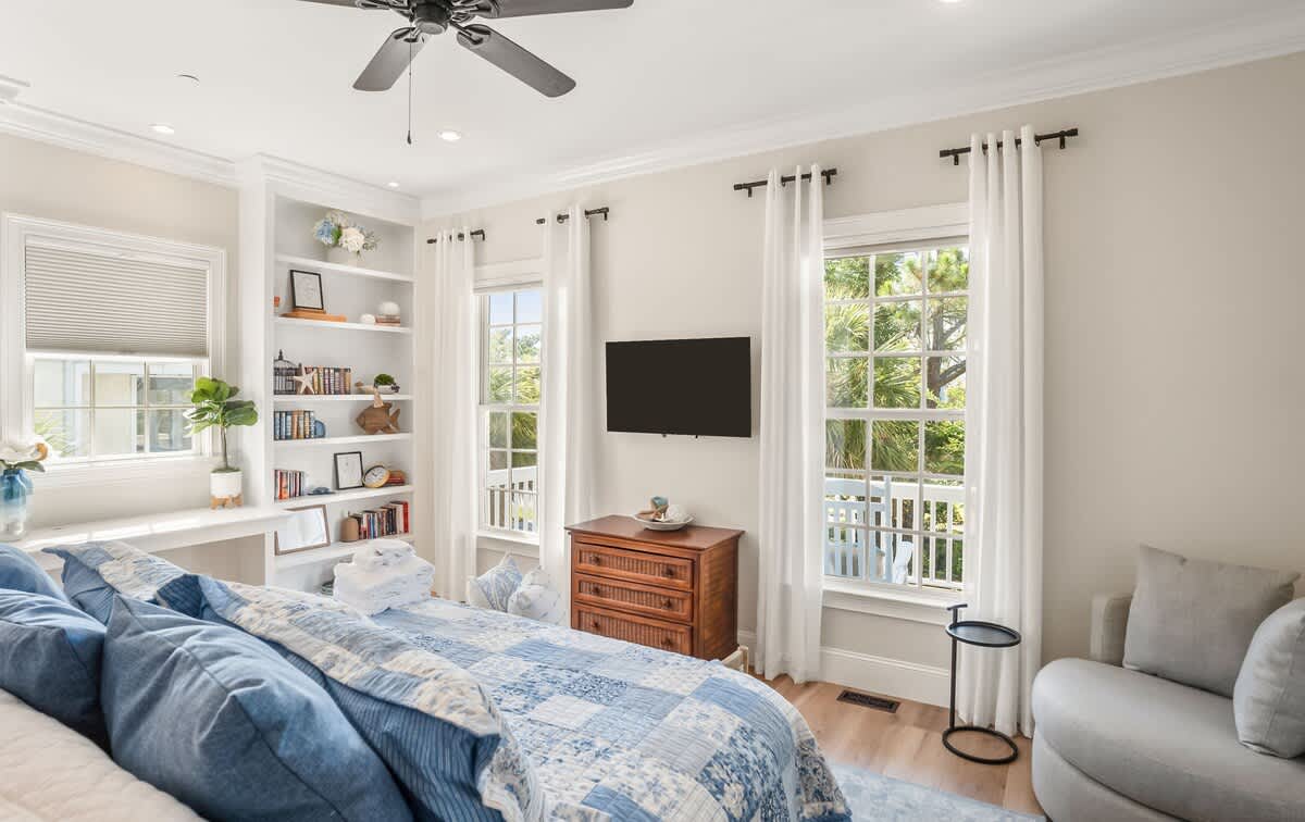 Guest Bedroom with a King Bed on First Floor and En-Suite