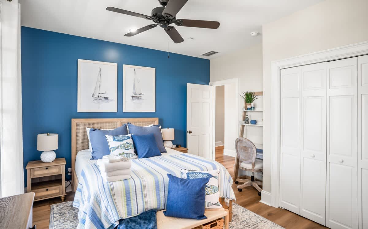 Guest Bedroom Upstairs with a Twin Size Sleeper Sofa and an En-Suite