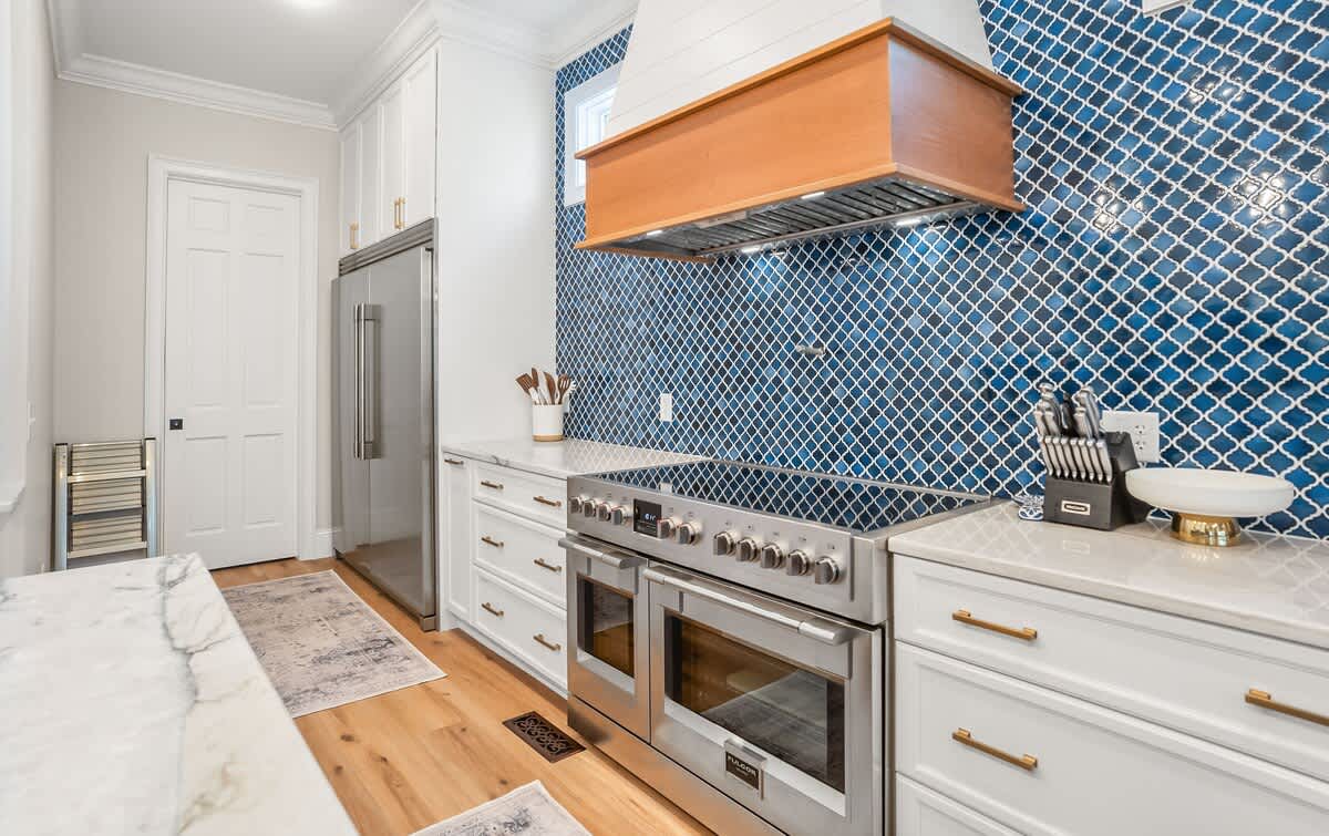 Kitchen with Induction Oven and Pot Filler