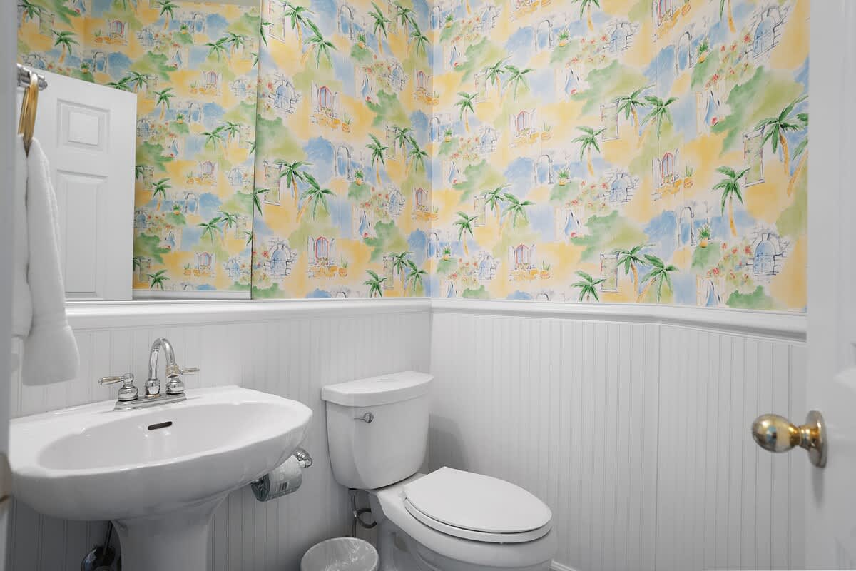 Half Bathroom on 1st Floor