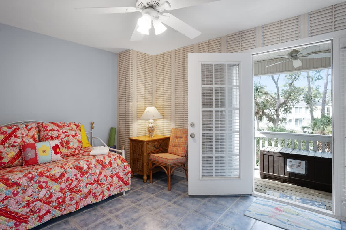TV Bedroom with Balcony