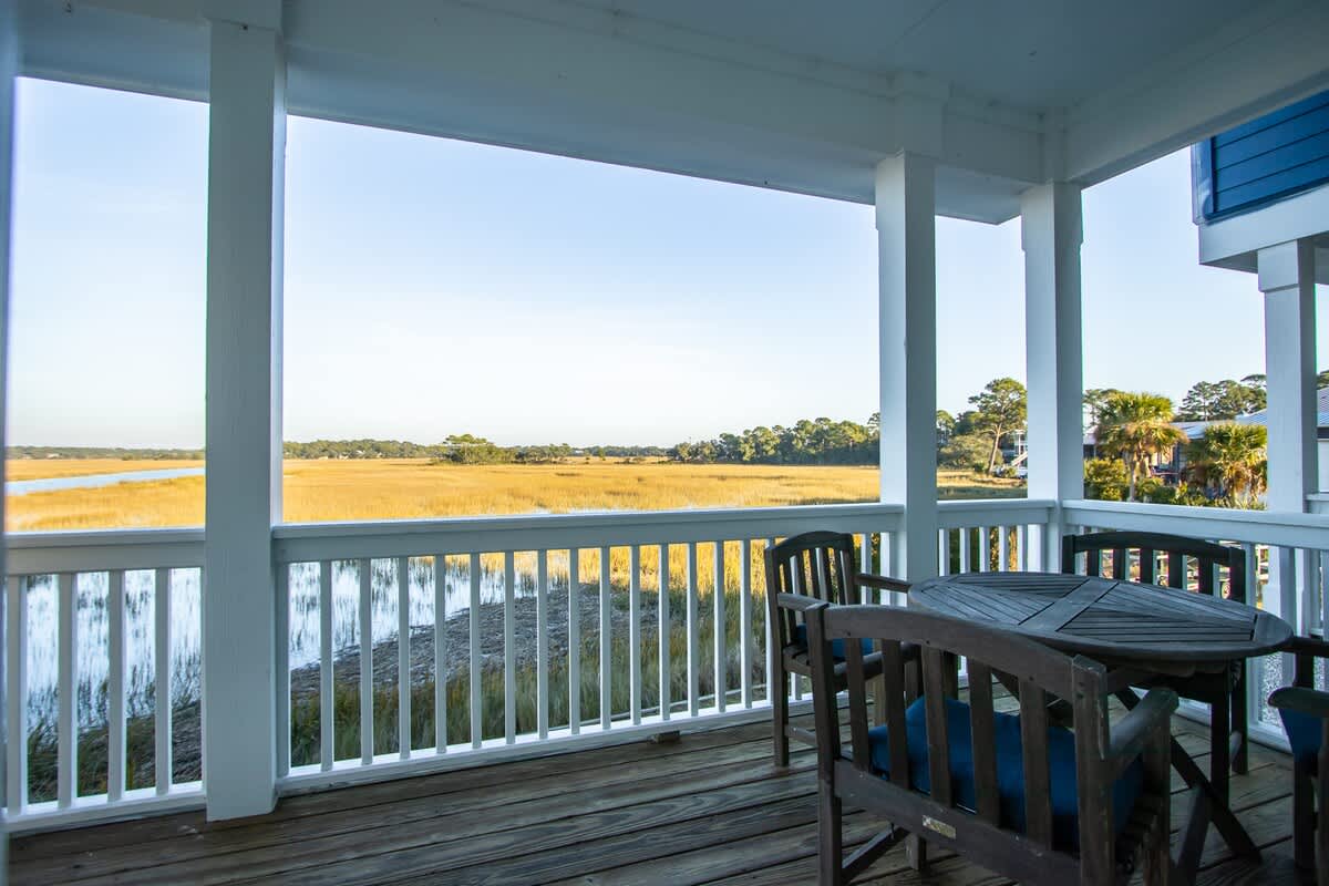 Back Deck with Seating