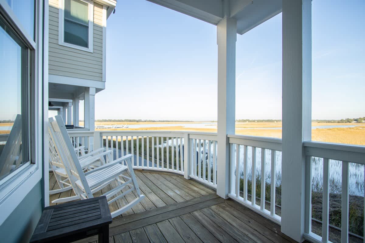 Back Deck with Seating