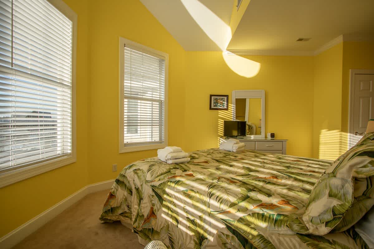 Guest Bedroom with Marina Views