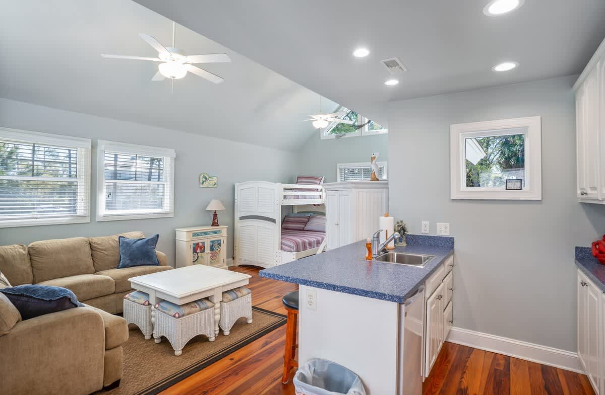 Bonus Room Above Garage with Bunk Beds