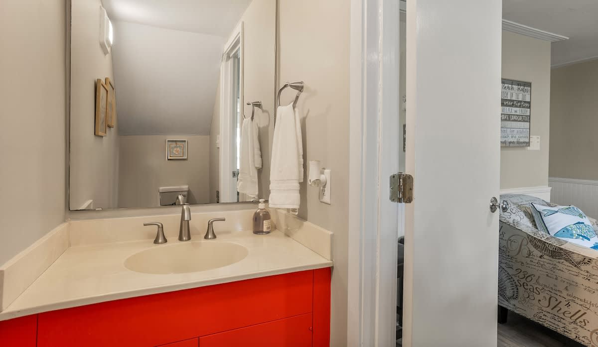 First floor half bathroom