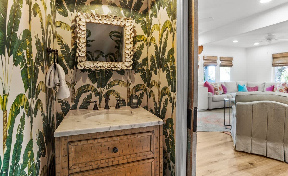 Half Bath in Living Room