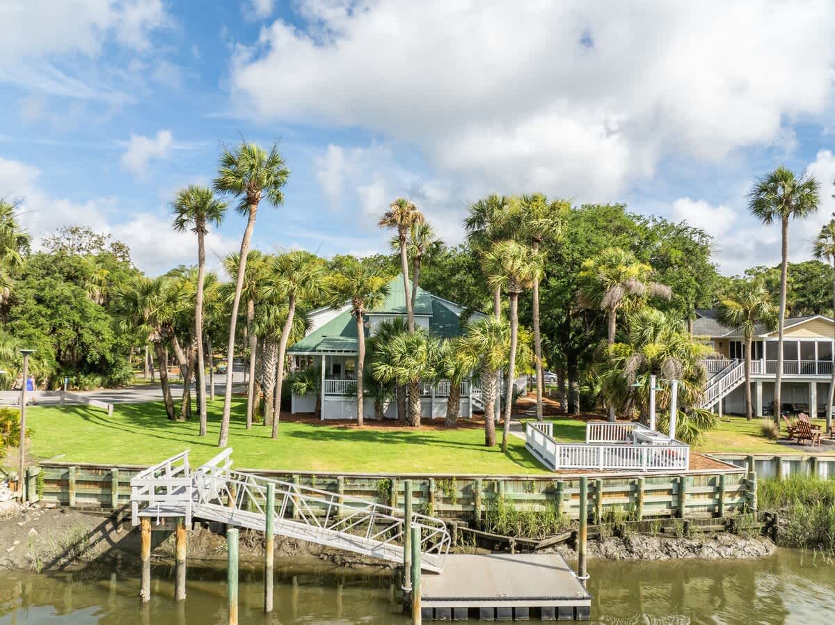 Private Deck and Seating Area