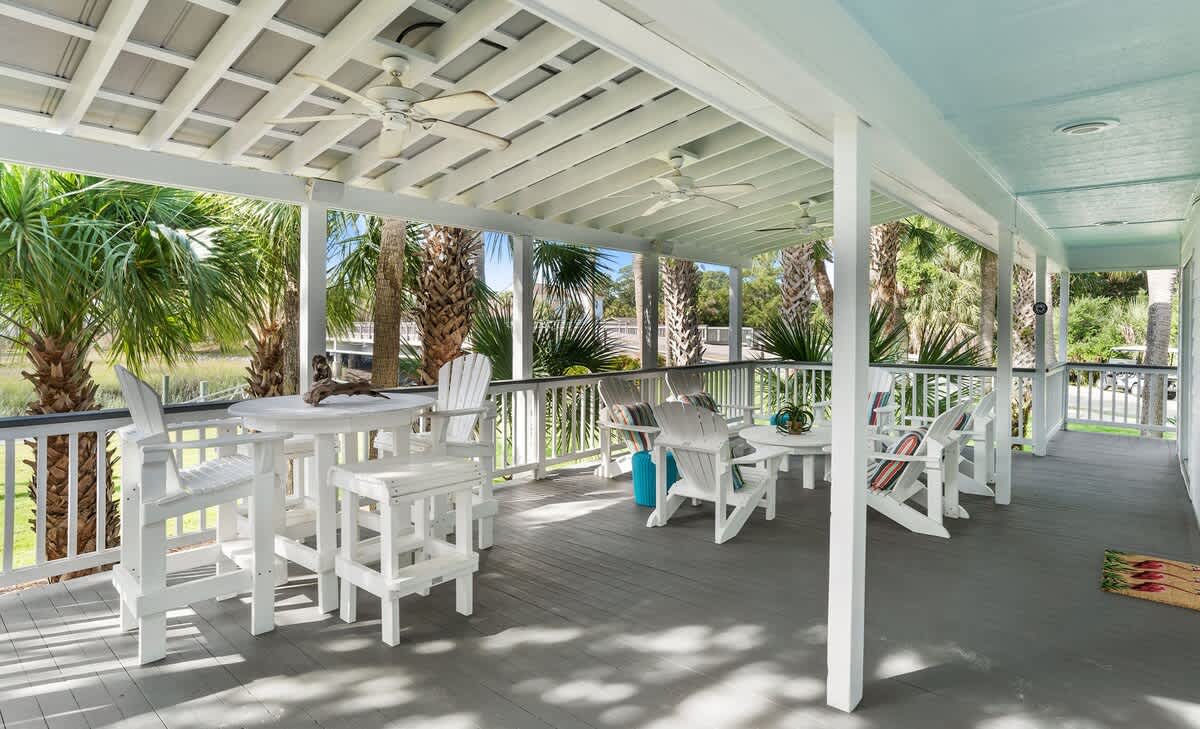 Back Deck with Plenty of Seating