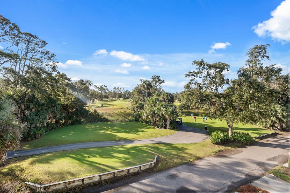Golf Course View from Upstairs Front Porch