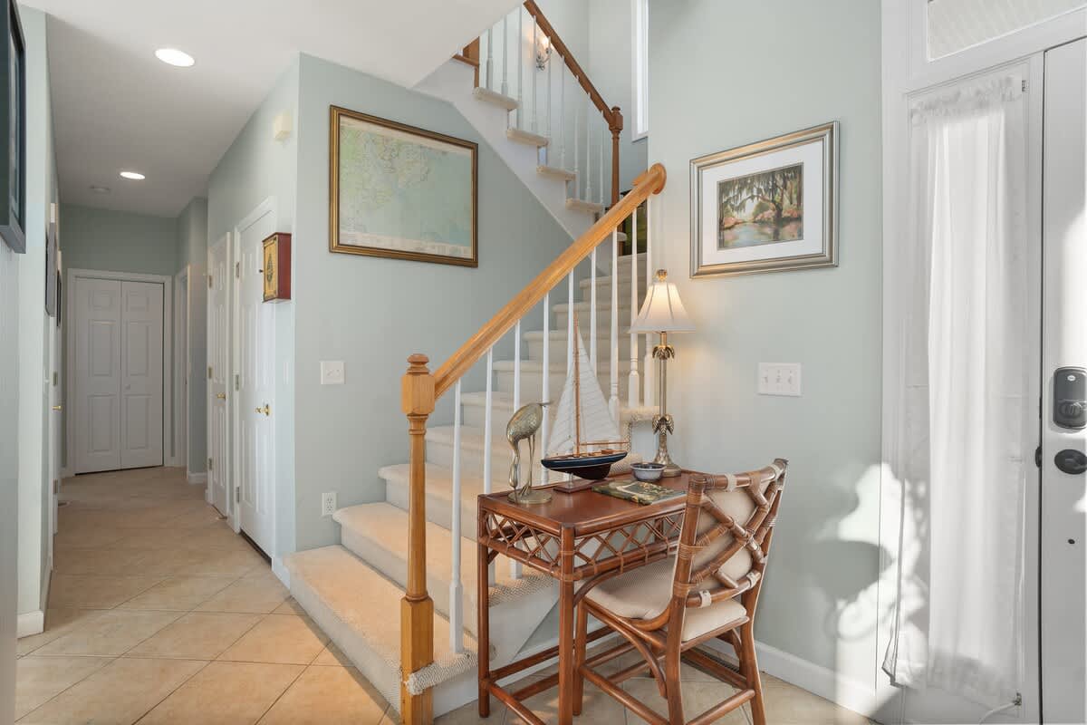 Stairway to second floor