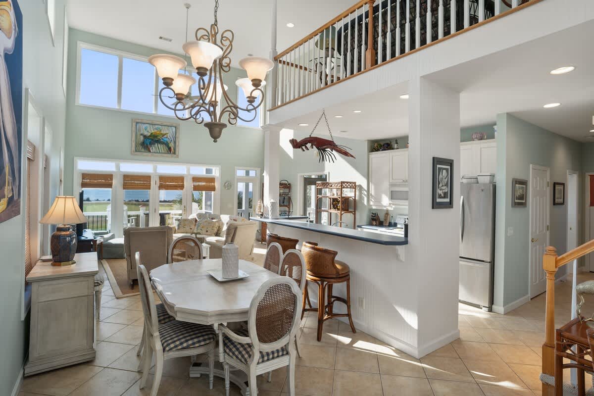 Kitchen and dining area
