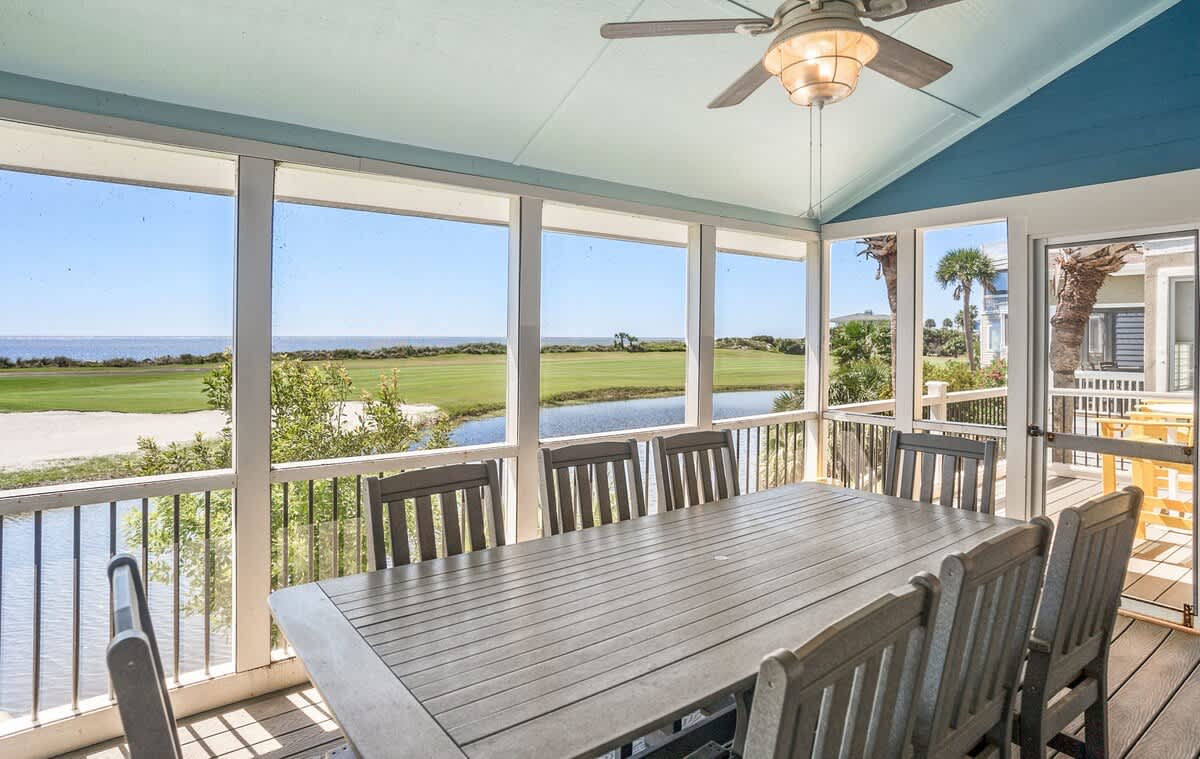 Gorgeous outdoor area with stunning views