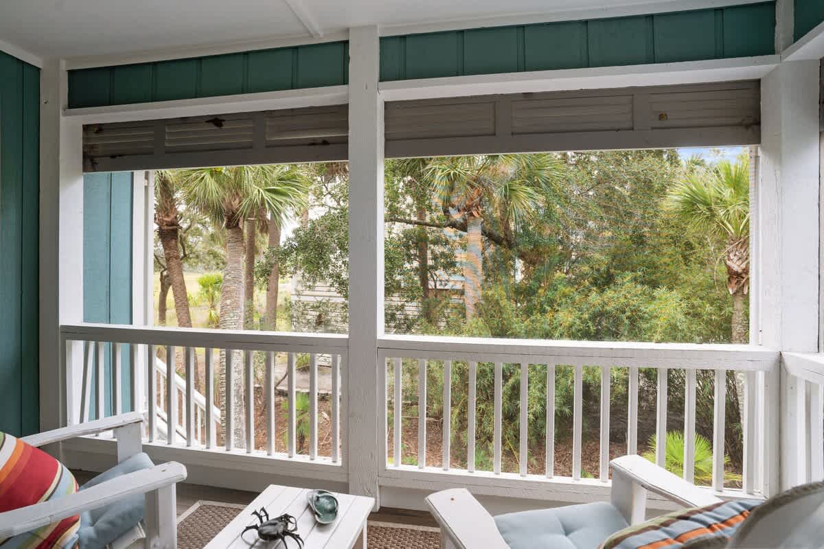 Screened Porch off of Kitchen/Primary Bedroom