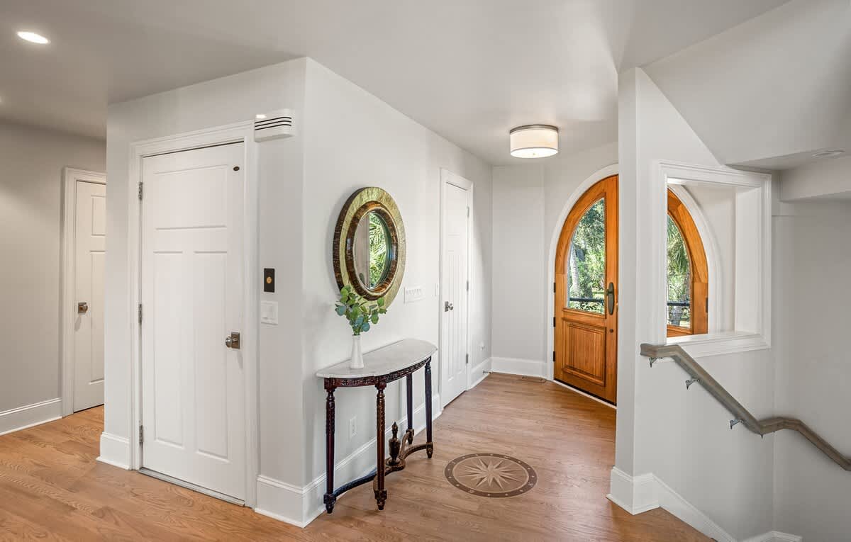 Hallway to Ground Level from 1st Level Entryway