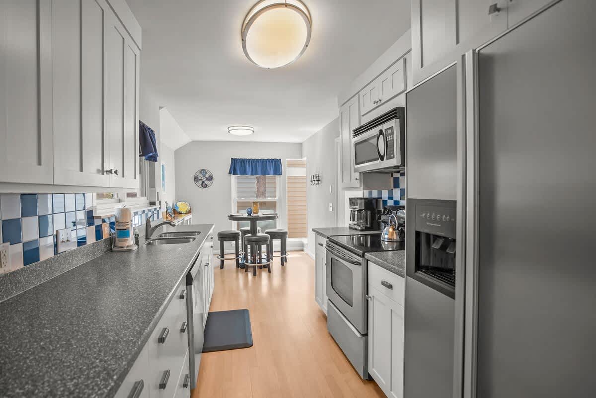 Functional, well-equipped kitchen