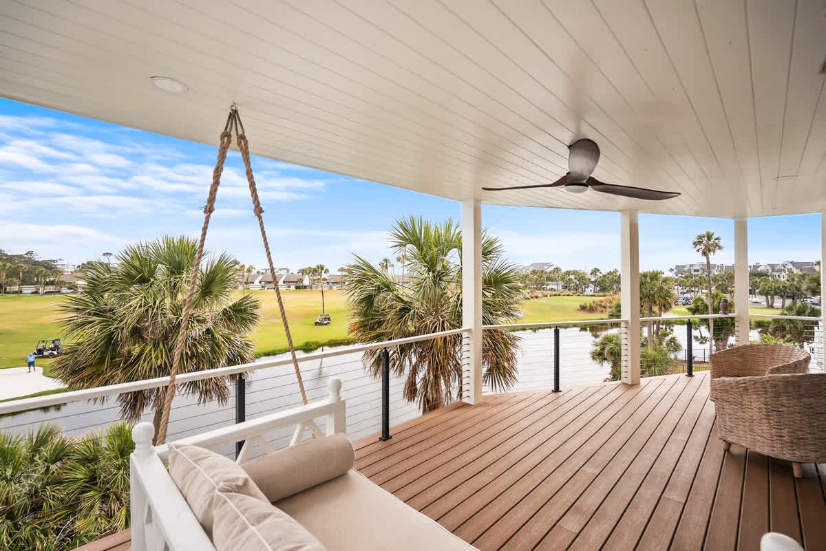 Relaxing porch off primary suite