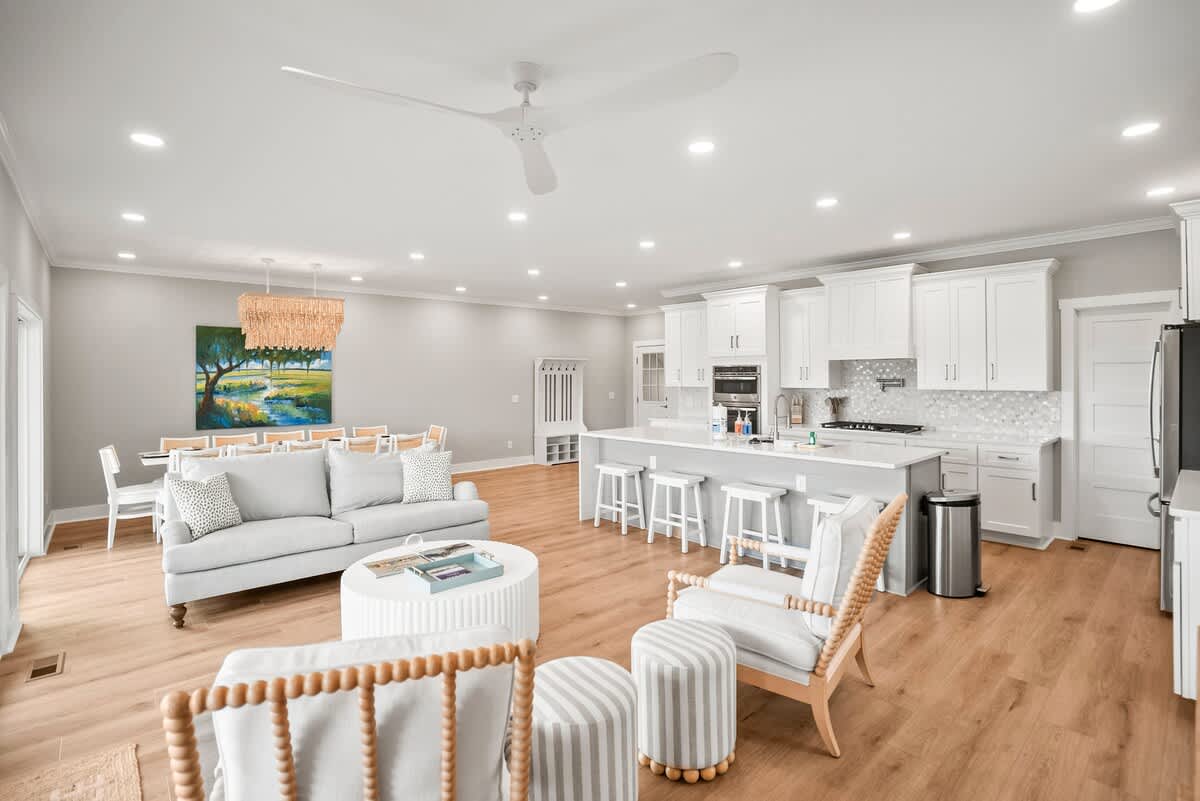 Modern, comfortable living area