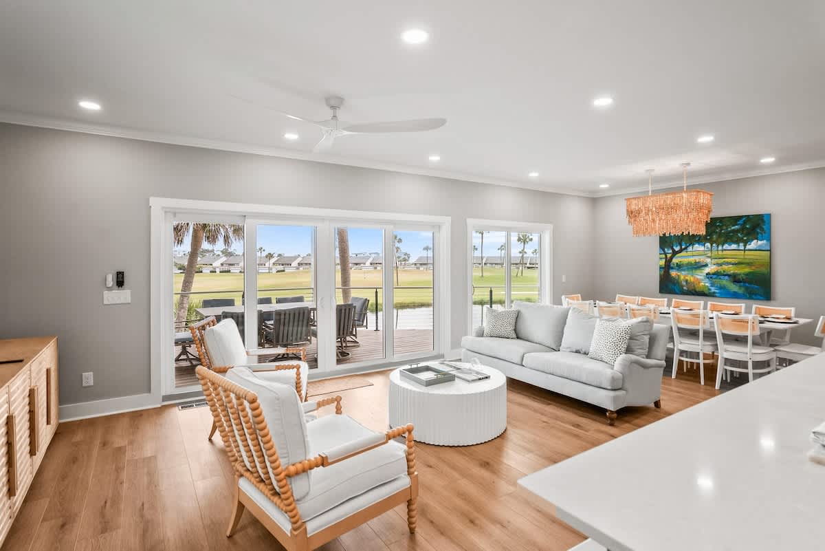 Modern, comfortable living area