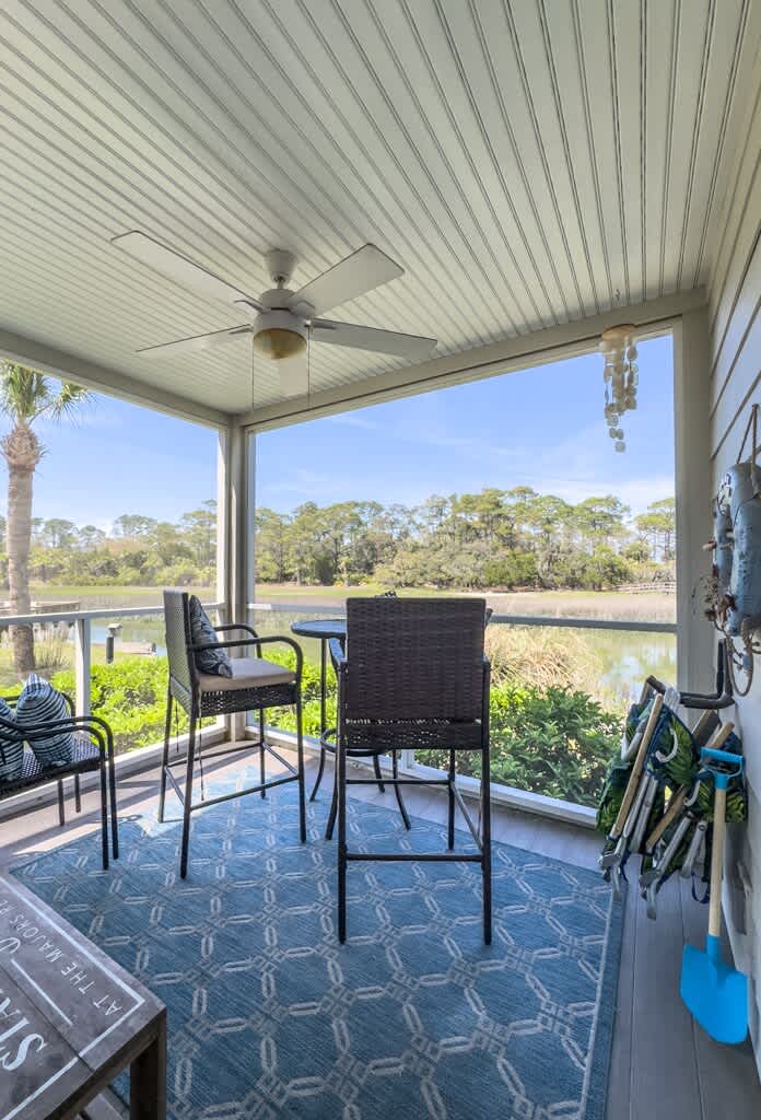 Marsh View, Outside Living Room 