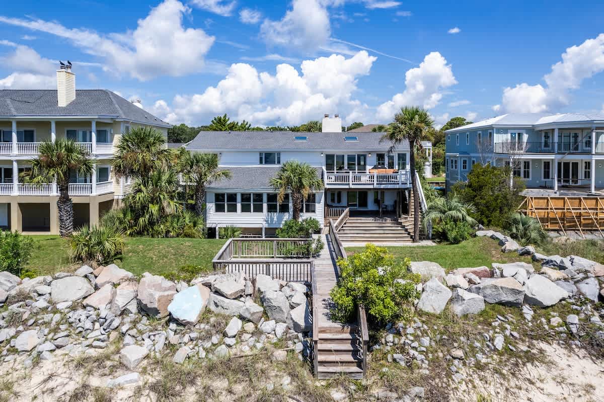 Backyard with Boardwalk