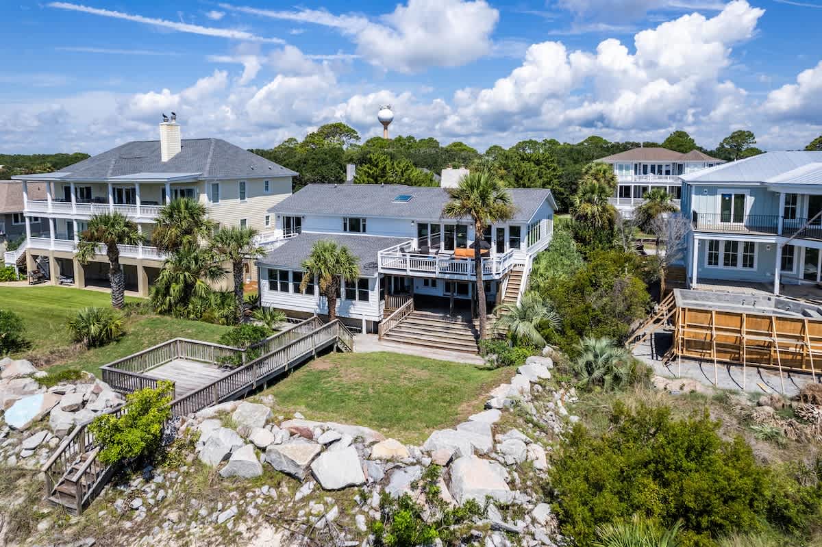 Backyard with Boardwalk