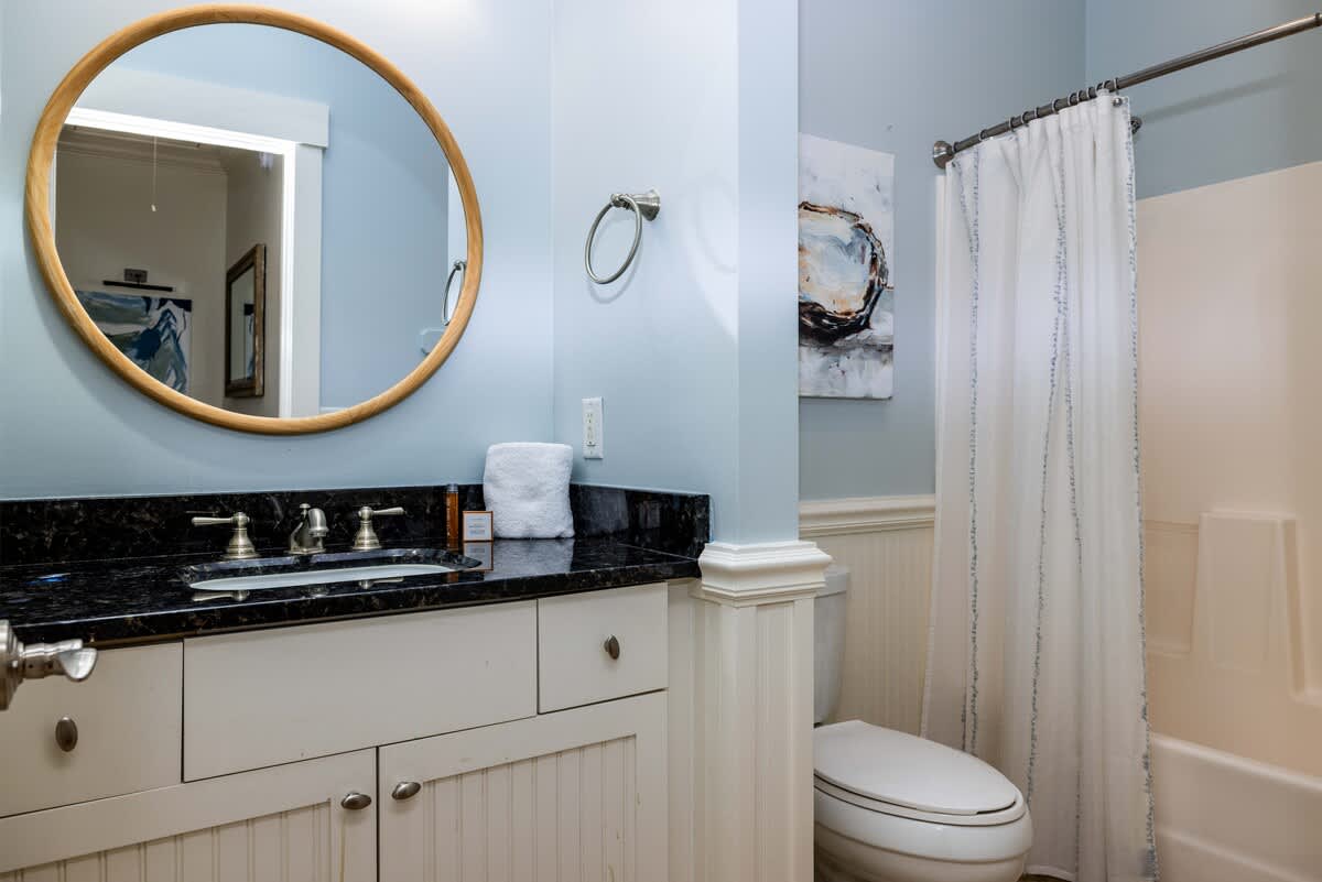 Hallway bathroom