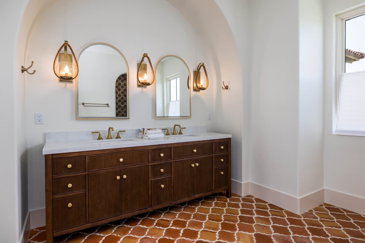  En-Suite with Double Vanity and Walk in Shower 