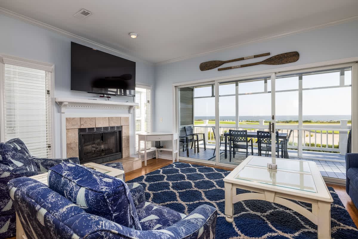 Lovely living room with gorgeous views