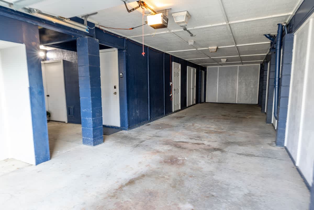 Large garage area