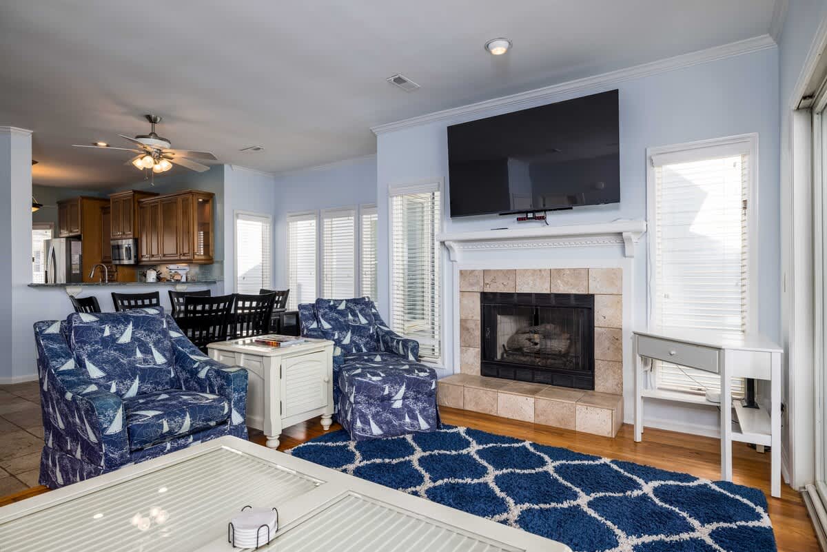 Open concept dining area