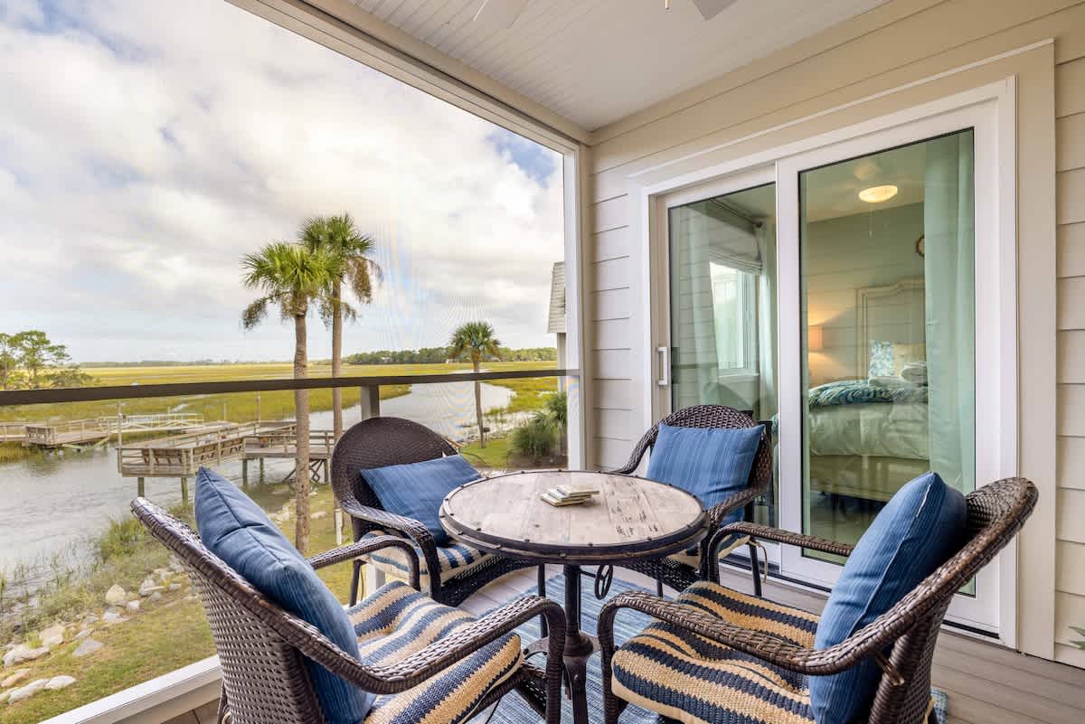 Marsh View, Outside Living Room 