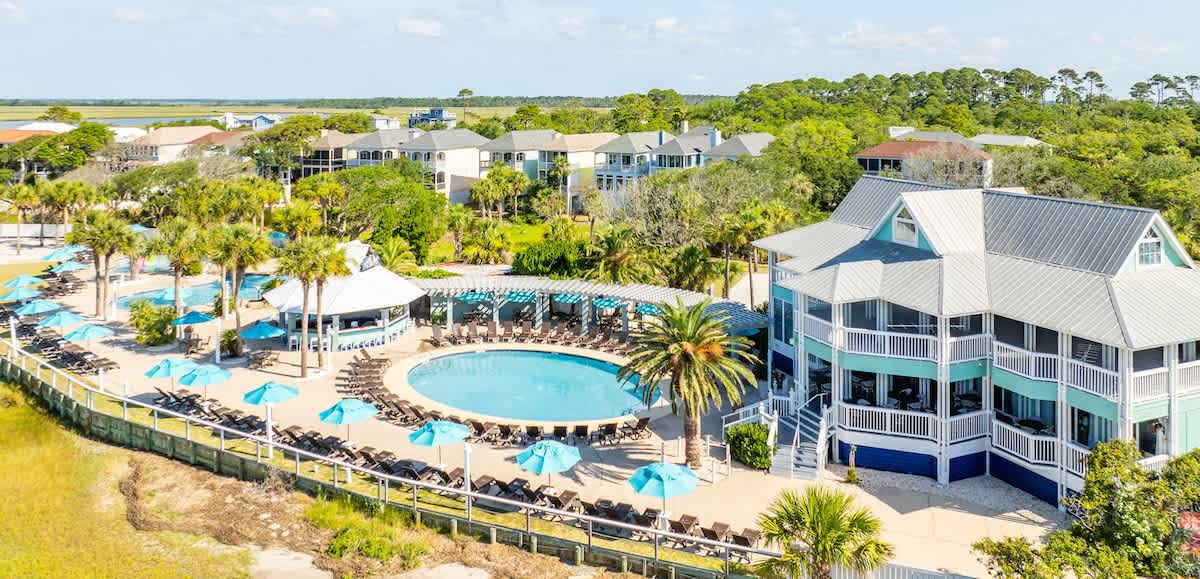 Aerial View of Cabana Club 
