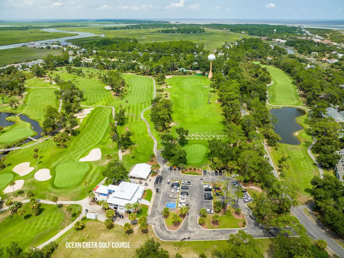 Aerial View of Ocean Creek Golf Course 
